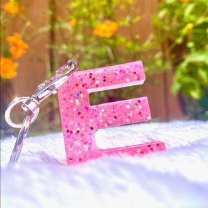 custom letter keychain
